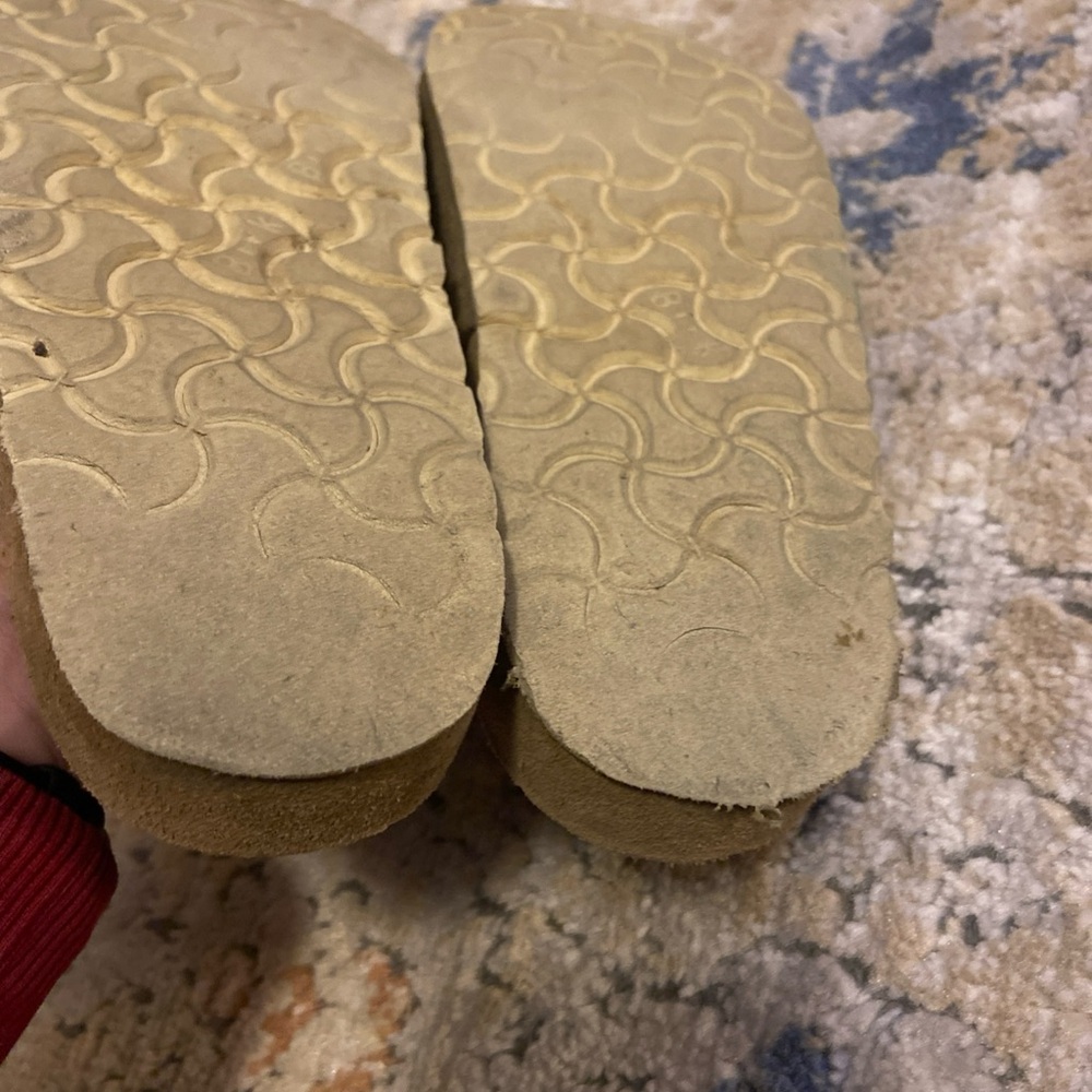 Women's 4 EU 35 Birkenstock Vaduz Metallic Gold Sandals Birko-flor Buckles Flat - Picture 15 of 16